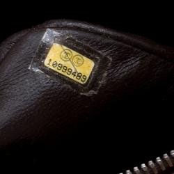 Pre Owned Chanel Brown Quilted Leather CC Timeless Pocket Shoulder Bag