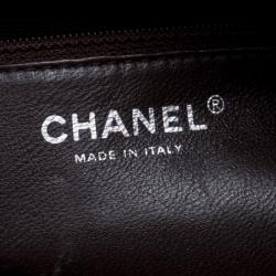 Pre Owned Chanel Brown Quilted Leather CC Timeless Pocket Shoulder Bag