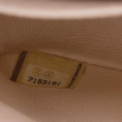 مملوكة مسبقًا Chanel Biege Quilted Jersey Medium Bijoux Chain Classic Single Flap Bag