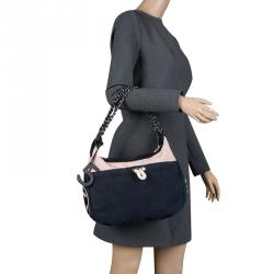 Pre Owned Chanel Multicolor Canvas CC Drawstring Hobo