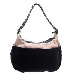 Pre Owned Chanel Multicolor Canvas CC Drawstring Hobo