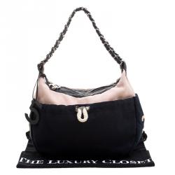 Pre Owned Chanel Multicolor Canvas CC Drawstring Hobo