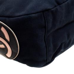Pre Owned Chanel Multicolor Canvas CC Drawstring Hobo