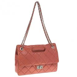 مملوكة مسبقًا Chanel Red Leather Reissue Flap Bag