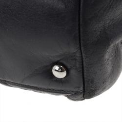 Pre Owned Chanel Black Quilted Bubble Jumbo Flap