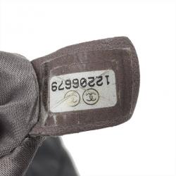 Pre Owned Chanel Black Quilted Bubble Jumbo Flap