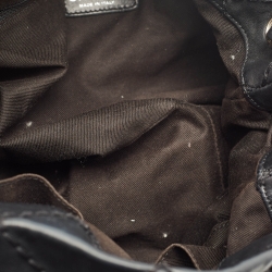 Pre Owned Chanel Black Wild Stitch Quilted Leather CC Expandable Bag