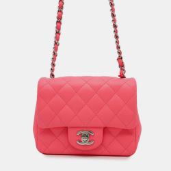 مملوكة مسبقًا حقيبة شانيل كتف سلسلة صغيرة ماتلاسيه علامة كوكو جلد حملان