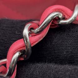 مملوكة مسبقًا حقيبة شانيل كتف سلسلة صغيرة ماتلاسيه علامة كوكو جلد حملان