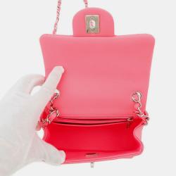 مملوكة مسبقًا حقيبة شانيل كتف سلسلة صغيرة ماتلاسيه علامة كوكو جلد ح�ملان