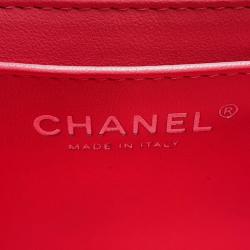 مملوكة مسبقًا حقيبة شانيل كتف سلسلة صغيرة ماتلاسيه علامة كوكو جلد حملان