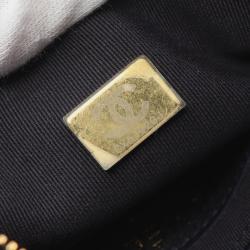 Pre Owned Chanel Matelasse Shoulder Bag Leather Navy