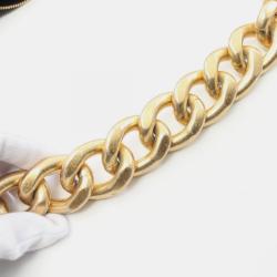 Pre Owned Chanel Matelasse Shoulder Bag Leather Navy