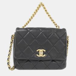 Pre Owned Chanel Leather Shoulder Bag