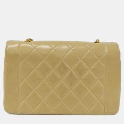 Pre Owned Chanel Lambskin Shoulder Bag