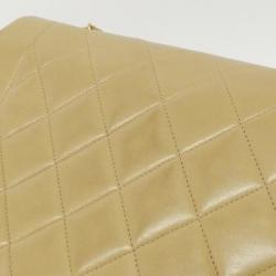 Pre Owned Chanel Lambskin Shoulder Bag