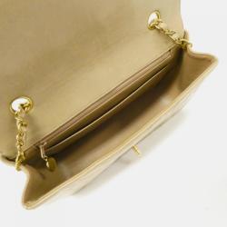 Pre Owned Chanel Lambskin Shoulder Bag