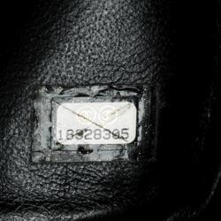 Pre Owned Chanel Black Quilted Patent Leather Classic Flap Bag