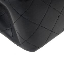 مملوكة مسبقًا Chanel Black Classic Lambskin Small Double Flap Shoulder Bag