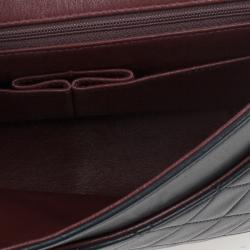 مملوكة مسبقًا Chanel Black Classic Lambskin Small Double Flap Shoulder Bag