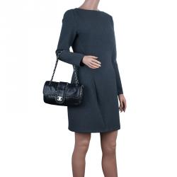 مملوكة مسبقًا Chanel Black Lambskin Madison Chain Me Flap Bag