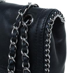 مملوكة مسبقًا Chanel Black Lambskin Madison Chain Me Flap Bag