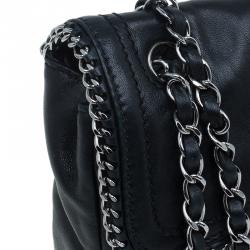 مملوكة مسبقًا Chanel Black Lambskin Madison Chain Me Flap Bag