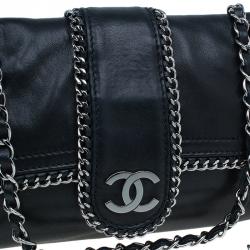 مملوكة مسبقًا Chanel Black Lambskin Madison Chain Me Flap Bag