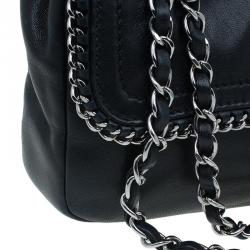 مملوكة مسبقًا Chanel Black Lambskin Madison Chain Me Flap Bag