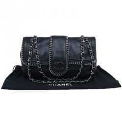 مملوكة مسبقًا Chanel Black Lambskin Madison Chain Me Flap Bag