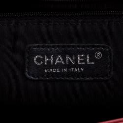 Pre Owned حقيبة شانيل بوي جلد رصاصي مبطن كبيرة