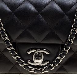 مملوكة مسبقًا Chanel Black Quilted Leather Extra Mini Classic Single Flap Bag