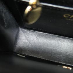 Pre Owned Chanel Black Mini Caviar Single Flap Shoulder Bag