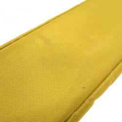 مملوكة مسبقًا Chanel Yellow Nylon Quilted Two Pocket Shoulder Bag