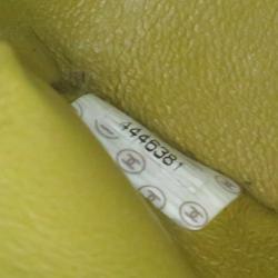 مملوكة مسبقًا Chanel Yellow Nylon Quilted Two Pocket Shoulder Bag