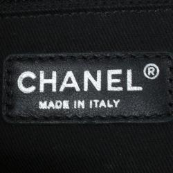 Pre Owned Chanel Metallic Blue Caviar Leather Medium Flap Bag