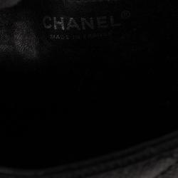Pre Owned Chanel Black Caviar Leather Jumbo Flap Bag