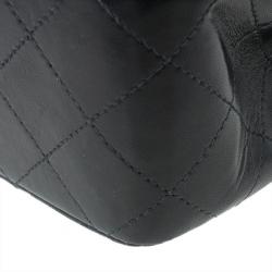 مملوكة مسبقًا Chanel Black Lambskin Leather Small Single Flap Bag