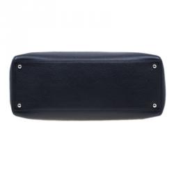 Pre Owned حقيبة شانيل سيرف جلد أسود