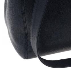 Pre Owned حقيبة شانيل سيرف جلد أسود