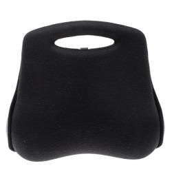 Pre Owned Chanel Black Cotton Limited Edition Butt Hard Case