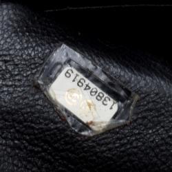 Pre Owned حقيبة شانيل ماكسي كلاسيك بقلاب واحد جلد مبطن سوداء