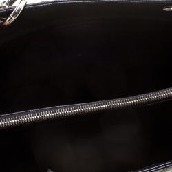 Pre Owned Chanel Black Quilted Caviar Leather Grand Shopping Tote