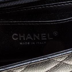 Pre Owned Chanel Black Quilted Leather Mini Square Classic Flap Bag