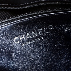 Pre Owned Chanel Metallic Blue Quilted Leather Medium Reissue Camera Bag