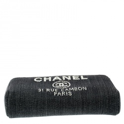 Chanel Blue Denim Deauville Wallet on Chain Bag 