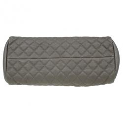 Pre Owned Chanel Olive Green Quilted Caviar Just Mademoiselle Bowling Bag