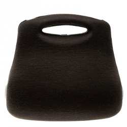 Pre Owned Chanel Brown Cotton Limited Edition Butt Hard Case