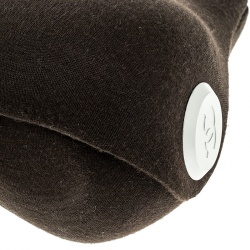 Pre Owned Chanel Brown Cotton Limited Edition Butt Hard Case