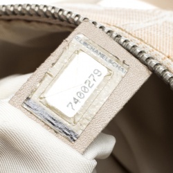 مملوكة مسبقًا Chanel Beige Nylon Small Vintage CC Travel Line Shoulder Bag    